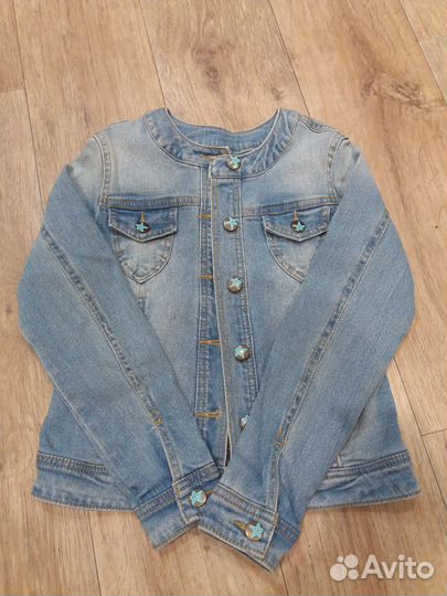 Джинсовая куртка для девочки