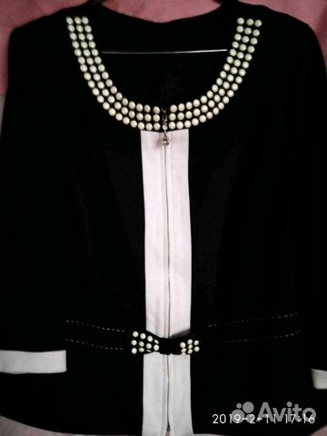 Трикотажный элегантный костюм