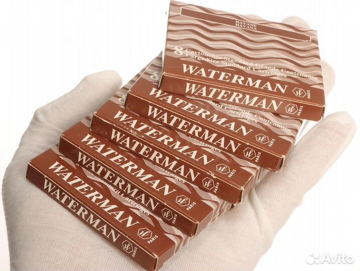 X5) Waterman Картриджи Перьевой Ручки (Лот 5 пач