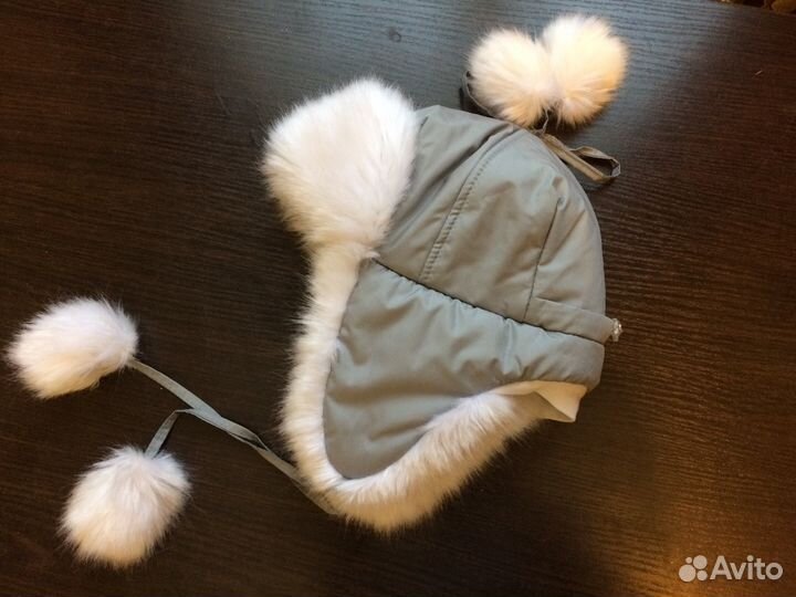 Шапка-ушанка для девочки