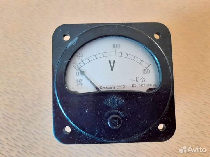 Щитовой стрелочный м/амперметр М24, вольтметр Э421