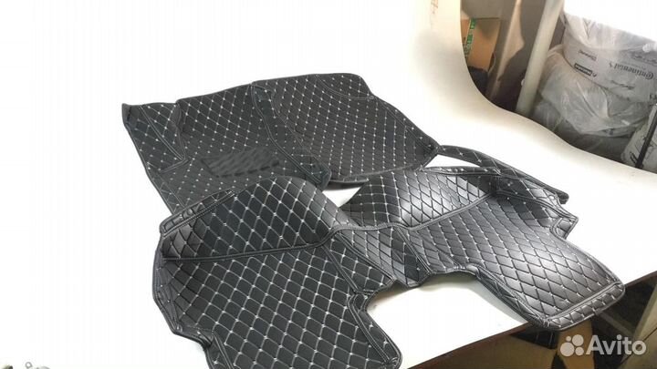 3D Коврики Mercedes AMG из Экокожи