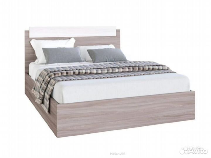 Кровать Эко 1200 ясень шимо