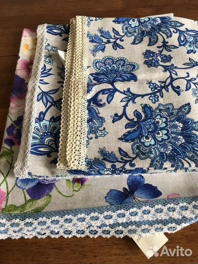 Скатерти и салфетки лен