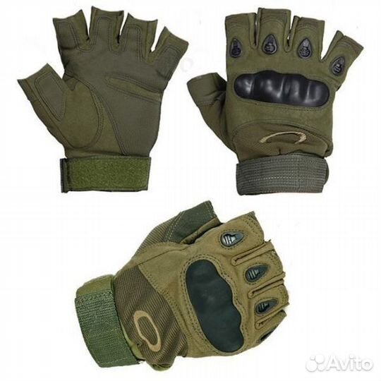 Перчатки военные тактические беспалые