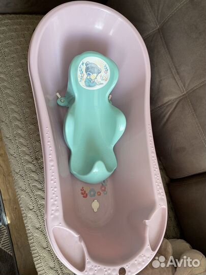Ванночка для купания с горкой