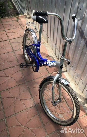 Велосипед stels подростковый синий
