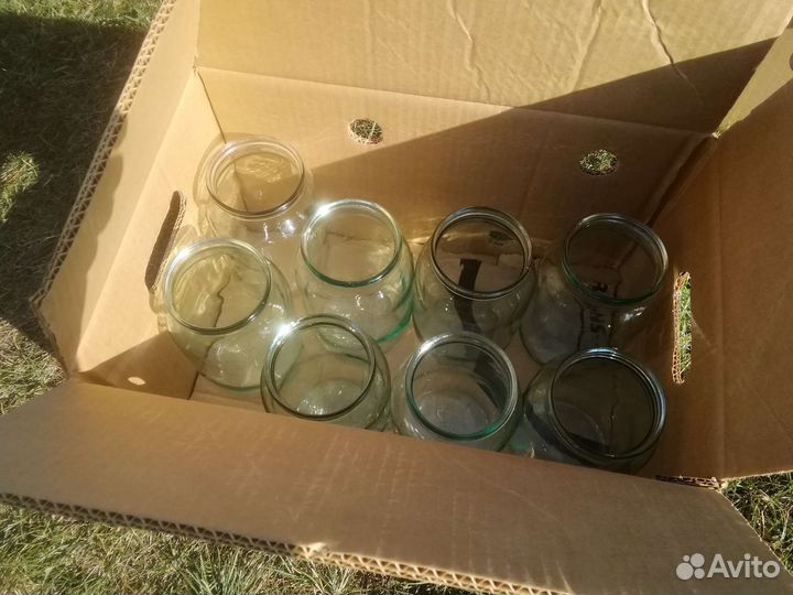 Стеклянные банки 0.5, 0.6, 1, 1.5, 2, 3.0 литра