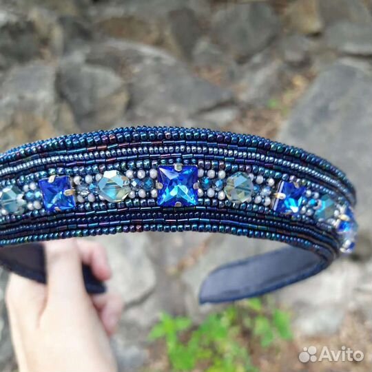 Ободок кокошник 