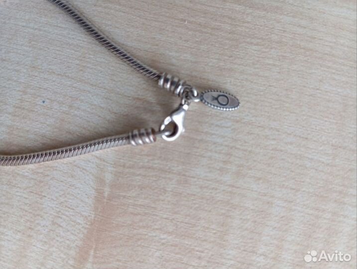 Браслет Пандора с шармами (оригинал) 17см