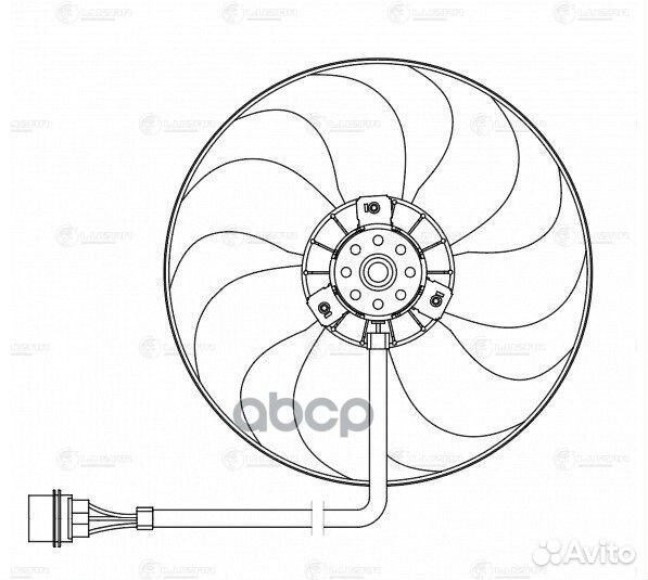 Э/вентилятор охл. LFC1801 luzar