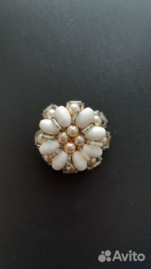 Винтажная брошь бижутерия СССР