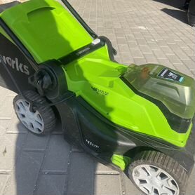 Газонокосилка электрическая greenworks