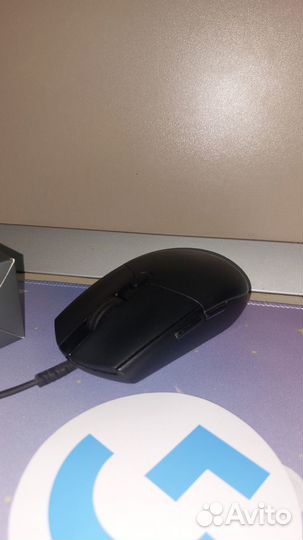 Мышь проводная Logitech G102 lightsync черная