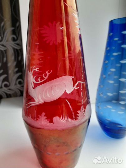 Ваза винтаж резьба чсср, СССР