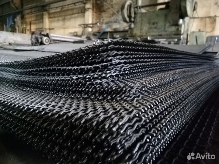 Сито рифленое для грохота ячейка 20 - 40 мм