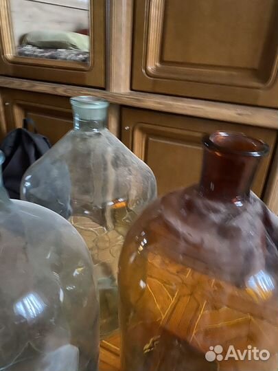 Бутылка стеклянная 20 литров