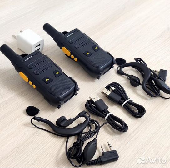 Рация с наушником, радиостанция с гарнитурой