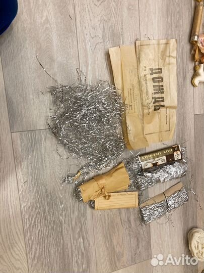 Дождик алюминиевый СССР