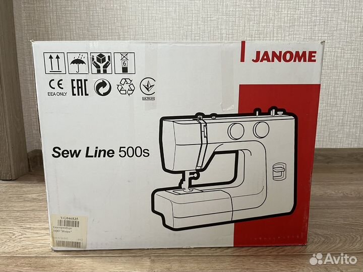 Швейная машинка janome sew line 500s