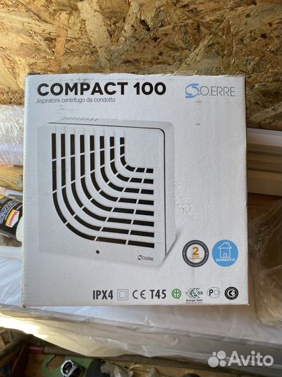 Вентилятор вытяжной O.erre Compact 100