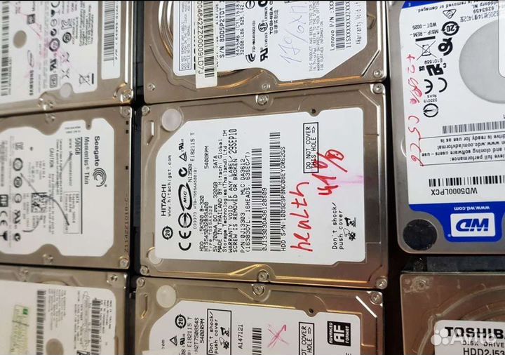 Нерабочие HDD для ноутбука