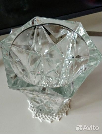 Хрустальная ваза 16 см