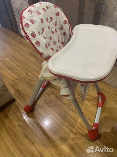 Стульчик для кормления chicco polly