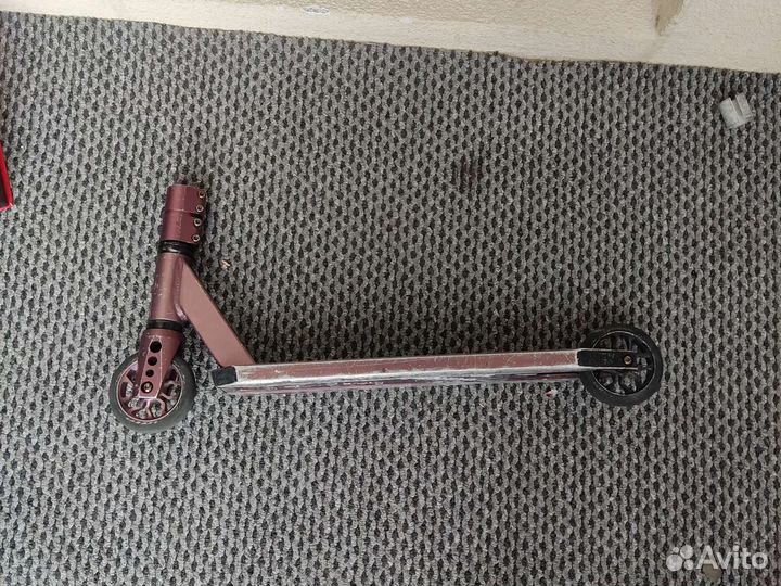 Комплект дека + вилка + 2 колеса + зажим scs duker