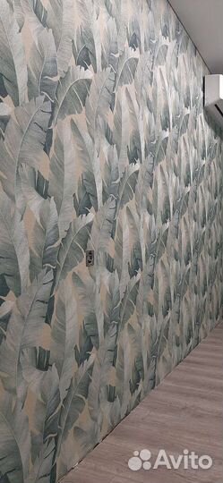 Поклейка обоев