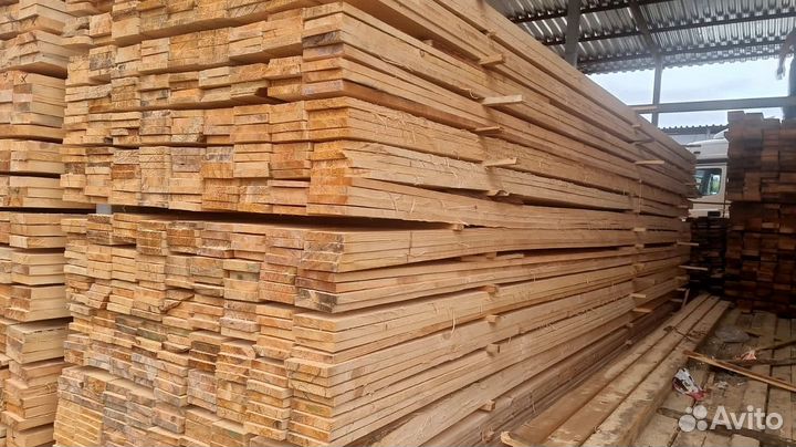 Доска обрезная 25х150х6000мм от производителя