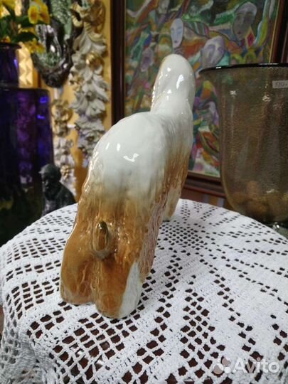 Афганская борзая. Фарфор. лфз