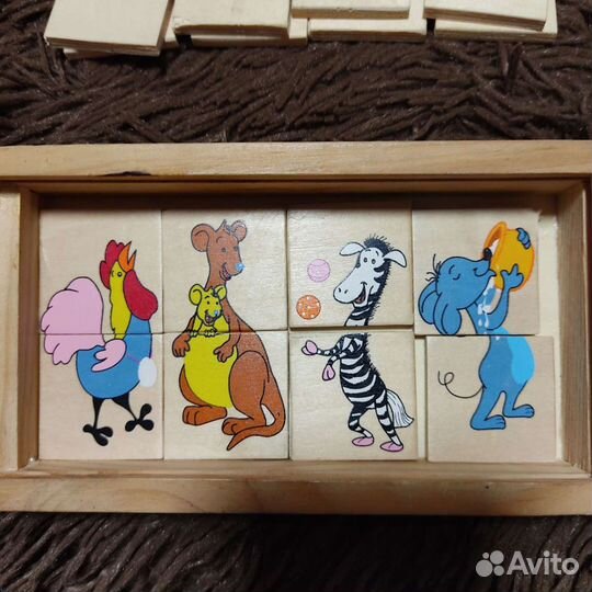 Пазлы деревянные с 1 года