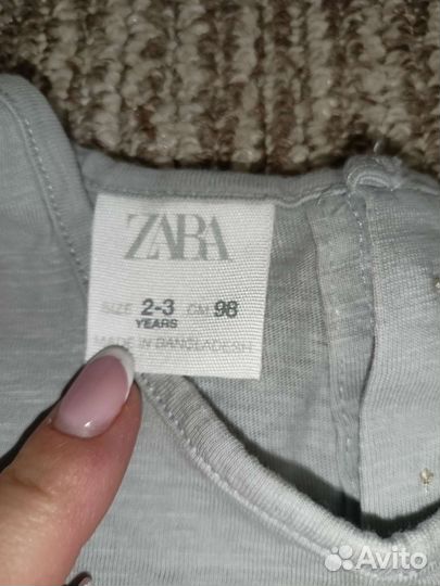 Блузка zara для девочки 98