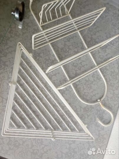 Полки для ванной комнаты 3 шт