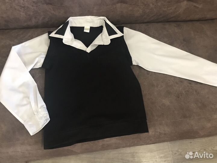 Школьные рубашки для мальчика 10-11 лет