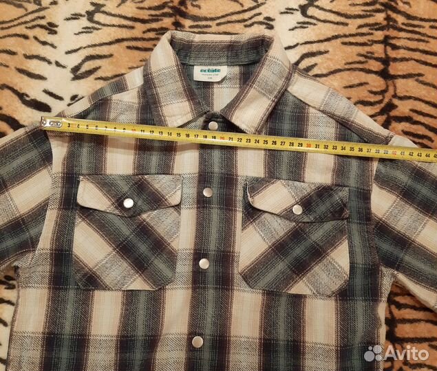 Рубашка для мальчика 134 утепленная