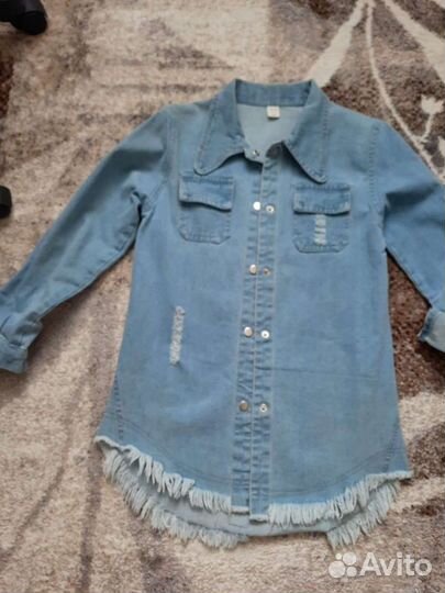 Джинсовая рубашка