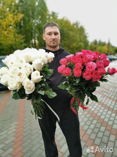 Букет роз Пионовидные розы букет Розы в Кирове