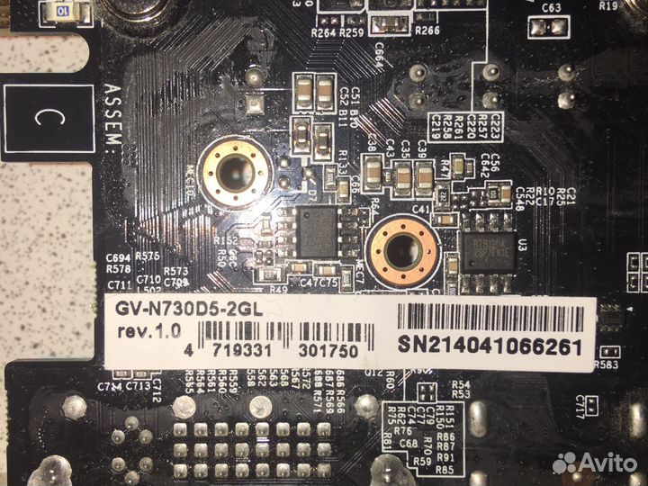 Видеокарта 730 2gb ddr5