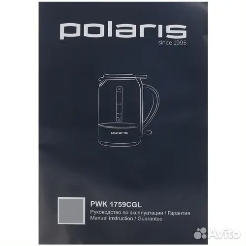 Электрочайник Polaris PWK 1759CGL белый