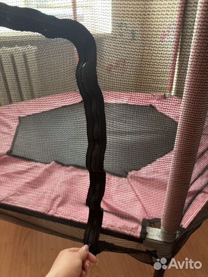 Детский батут с сеткой