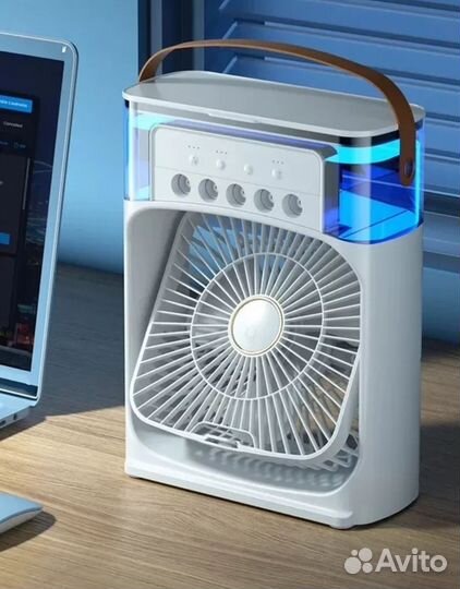 Вентилятор настольный+увлажнитель +ночник