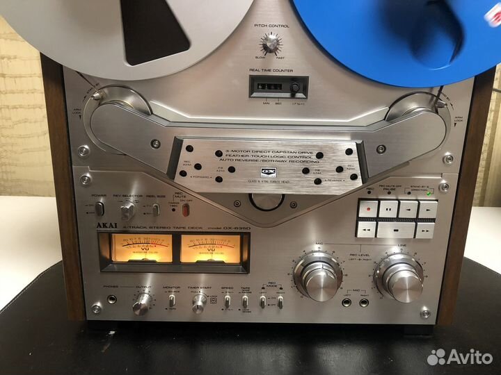 Катушечная дека akai GX-635 D 100 V