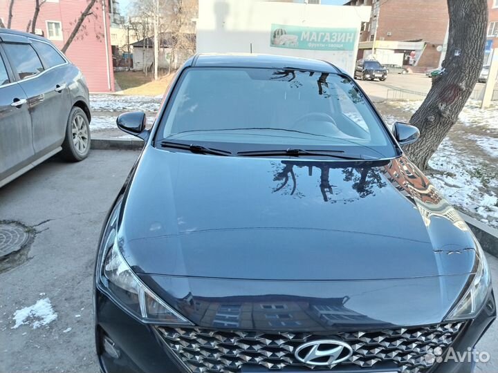 Hyundai Solaris 1.6 AT, 2021, 17 500 км