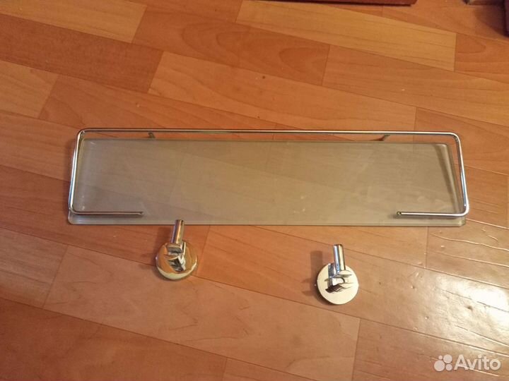 Полка настенная стеклянная