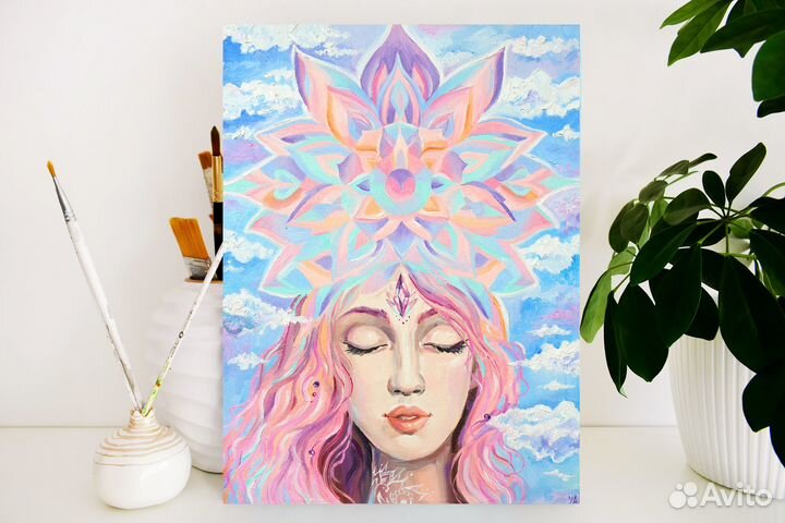 Картина маслом на холсте ручная работа