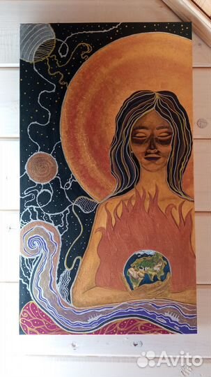 Картина акрил на холсте 