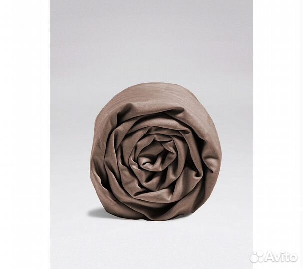 Простынь GoodNight Сатин 160х200х20 Шоколад на рез