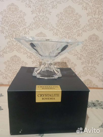 Ваза для фруктов богемия